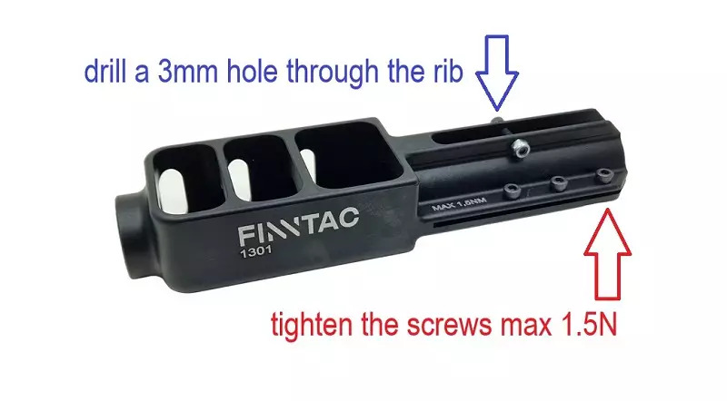 Finntac Beretta 1301 Muzzle Brake — Części broń długa (zdj. 4/4)