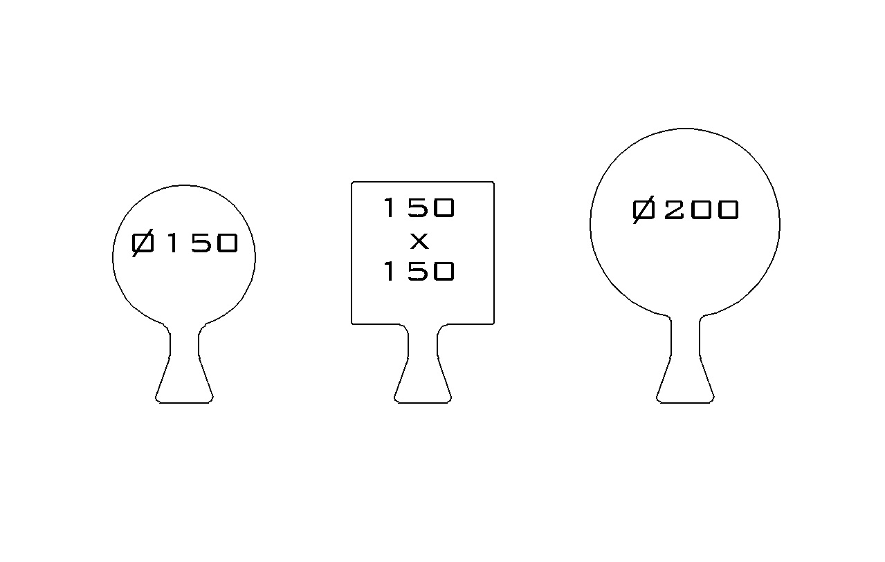 MTS Targets Star/Swing Metal Plate — Części zamienne (zdj. 1/2)